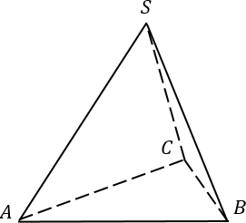 Правильная треугольная пирамида SABC в задаче B13 из ЕГЭ по математике